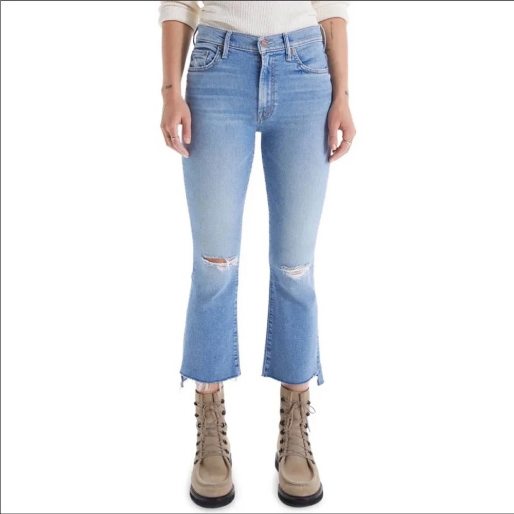 MOTHER Insider Crop Step Fray Jeans 31